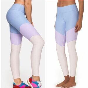 Outdoor Voices 7/8 Springs Leggings Lilac/Lavender/Dahlia Size Small